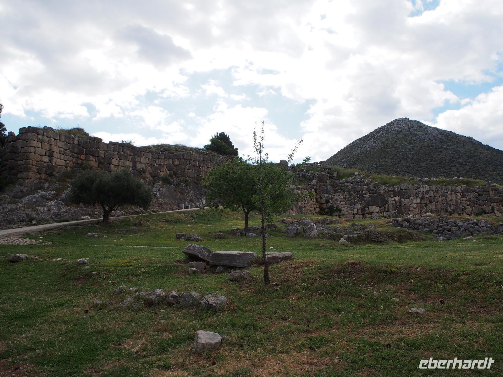 Ausgrabungsstätte in Mykene