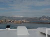 In Heraklion schiffen wir uns ein, zu unserer Fahrt nach Santorini