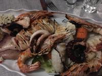 Exclusive Meeresfrüchteplatte im Restaurant Skala