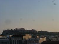 Blick vom Hotel Titania in Athen
