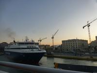 Ankunft am Hafen Piräus