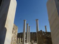 Reste eines alten Tempels auf Delos
