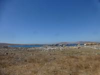 Blick auf Museumsinsel Delos