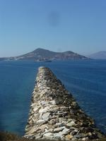 Blick von der Portara auf Naxos