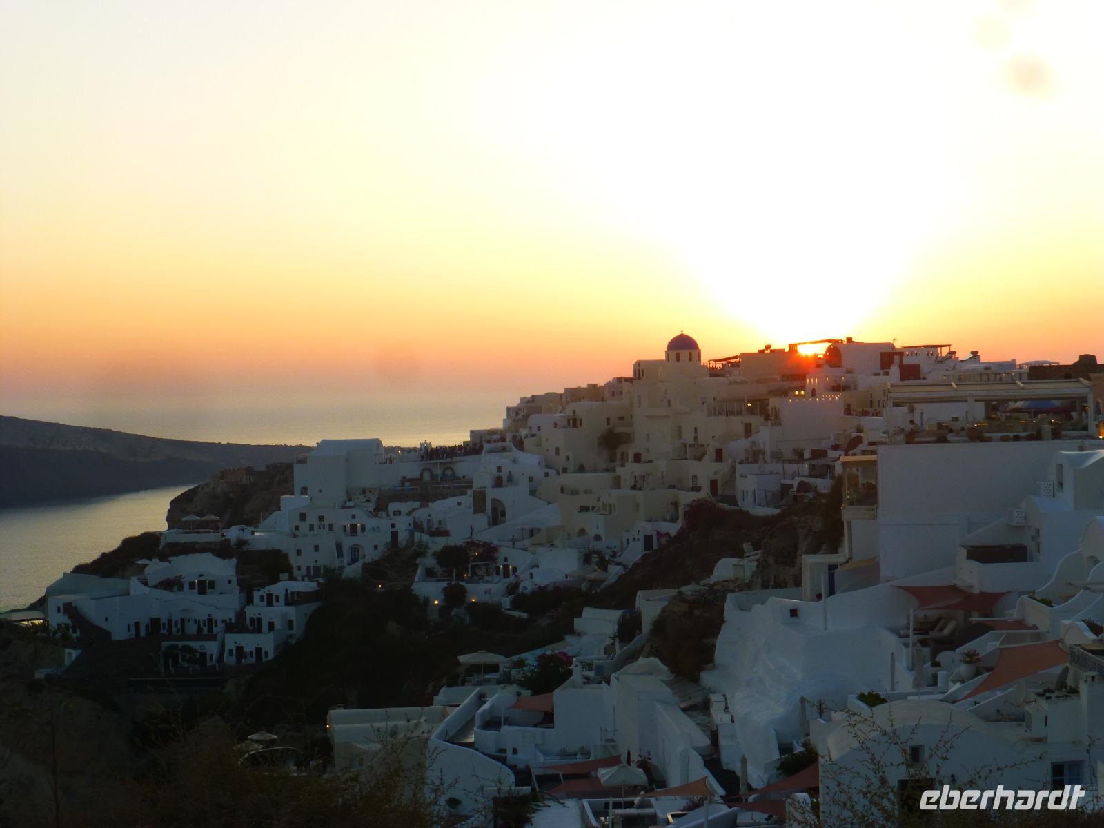 Sonnenuntergang auf Oia