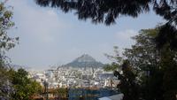 Blick auf den Lykabettus Hügel