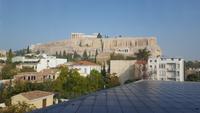 Blick auf die Akropolis