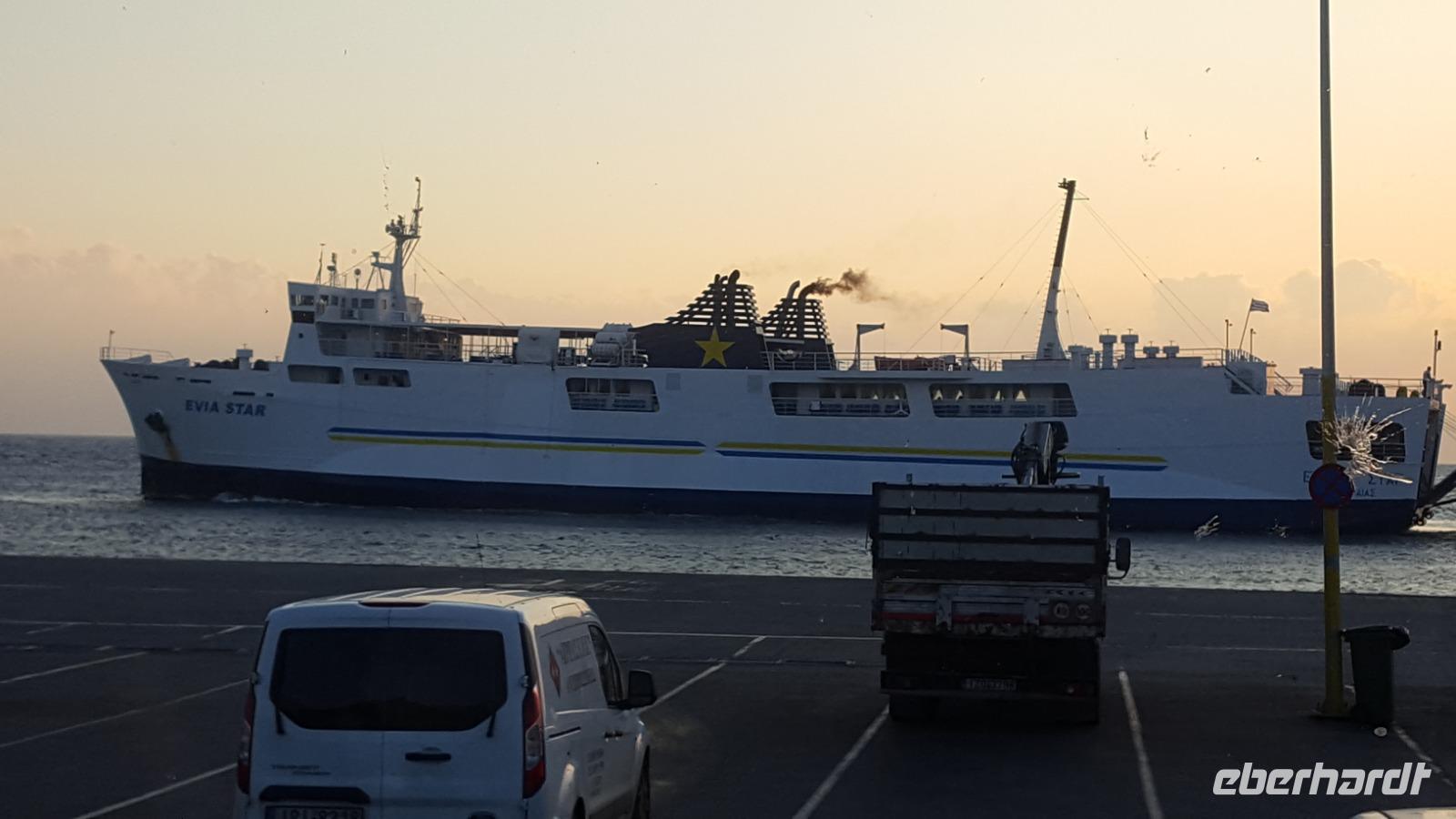 Unsere Fähre auf die Insel Euböa