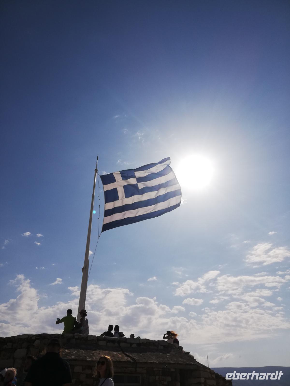 Griechenlands Flagge