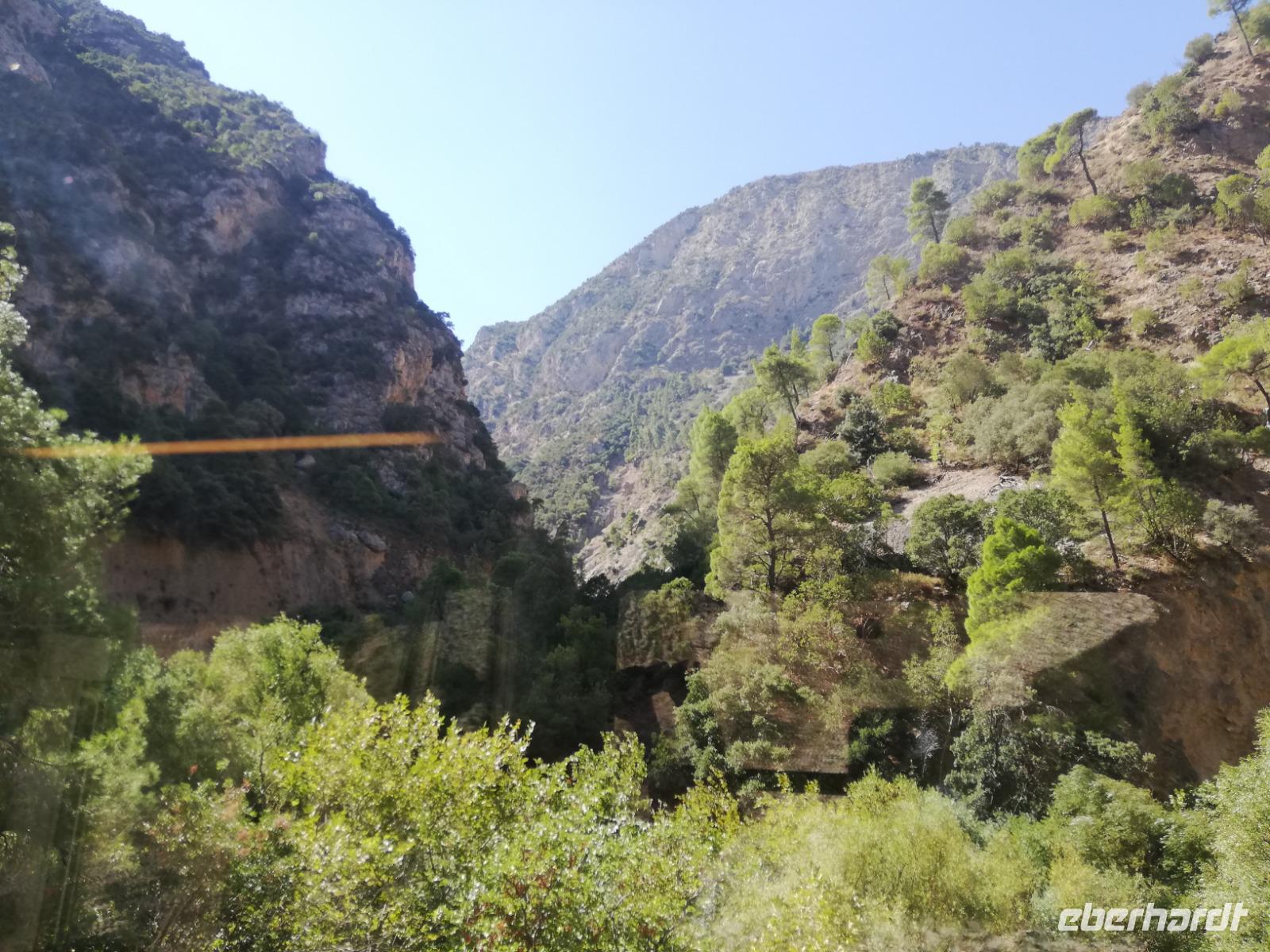 Vouraikos Schlucht mit der Odontos Bahn