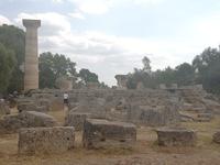 Überreste des Zeustempels in Olympia