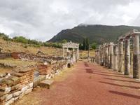 Teile der Palästra - Myssene