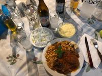 Lammfilet mit Zaziki, Kritharaki Nudeln und Ouzo