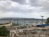 Brücke zur Festung Santa Maura Griechenland