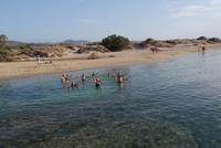 Unser Strand am Alkyoni Beach Hotel auf Naxos