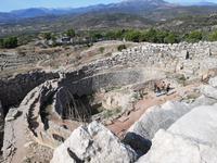 Mykene - Archäologische Stätte (Gräberrund A)
