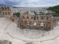 Athen - Dionysostheater am Südhang der Akropolis
