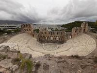 Athen - Dionysostheater am Südhang der Akropolis