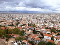 Athen - Ausblick von der Akropolis...