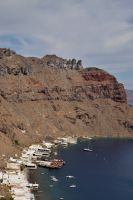 Blick über den Hafen von Theresia