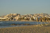 Naxos Beach am Abend