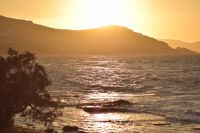 Sonnenuntergang Naxos Beach