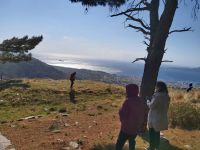 Abstieg vom Castello Rosso