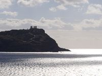 Blick auf den Tempelhügel Poseidon