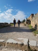 der heilige Weg zum Tempel Delphi