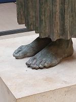 feingliedrige Fußdarstellung