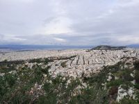 Stadtberg Lykabettus mit Blick auf Athen 