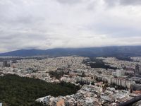 Stadtberg Lykabettus mit Blick auf Athen 
