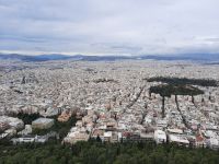 Stadtberg Lykabettus mit Blick auf Athen 