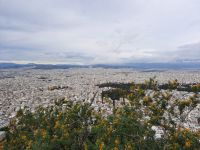 Stadtberg Lykabettus mit Blick auf Athen 