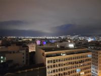 Morgenstimmung auf der Dachterrasse des Hotels 