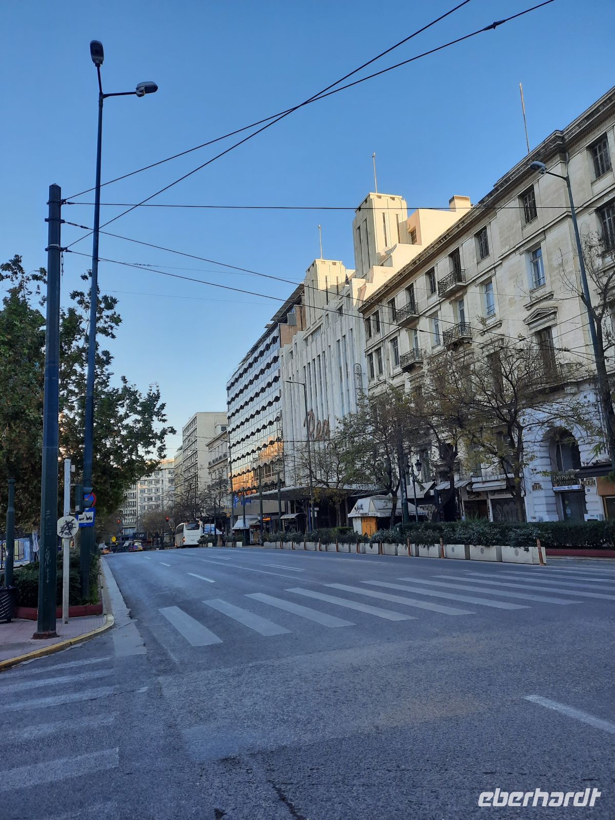 Leere Straßen am Neujahrsmorgen... 