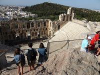 Restaurierter Teil Odeon