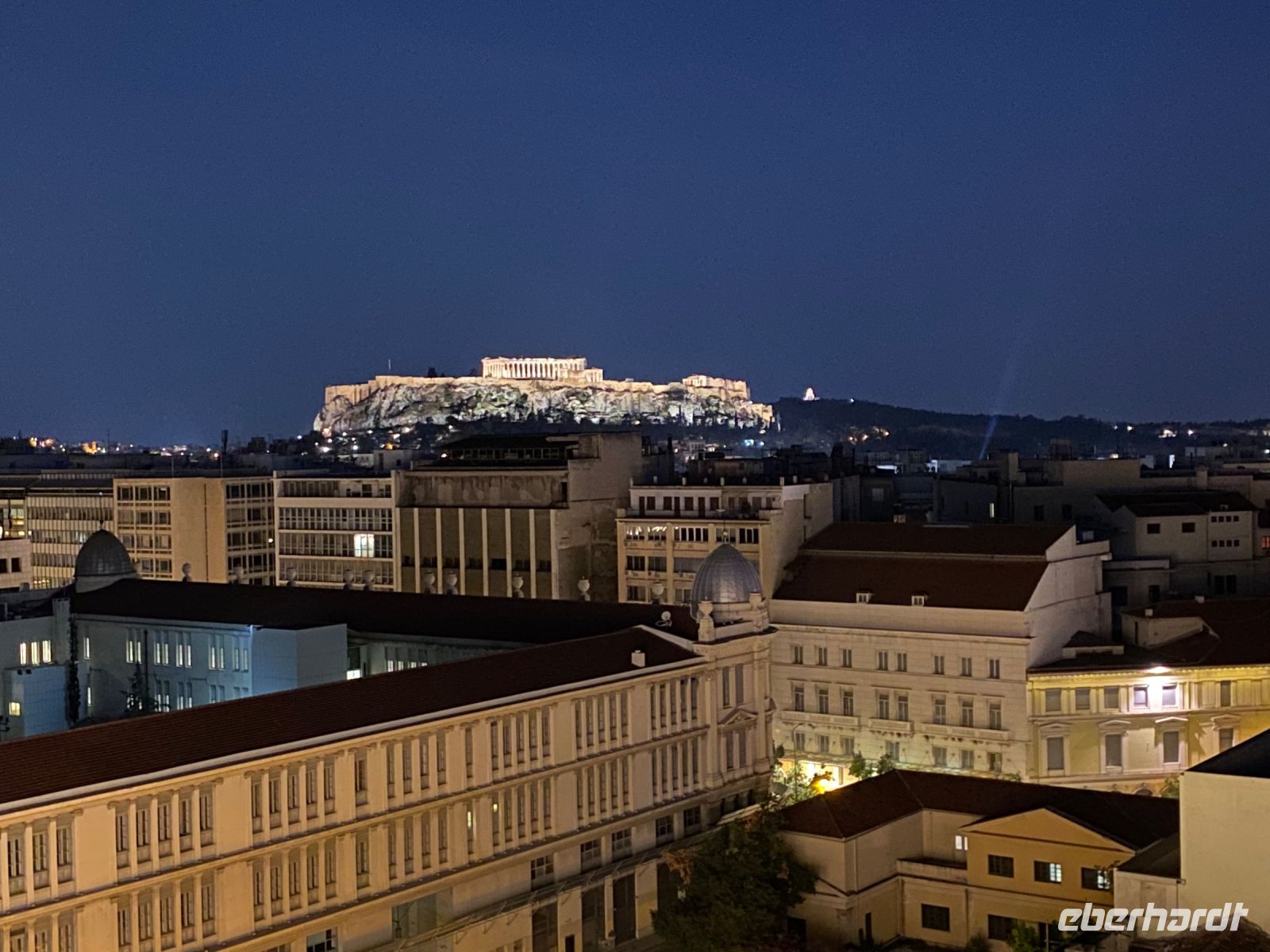 Blick von der Dachterrasse  - Athen