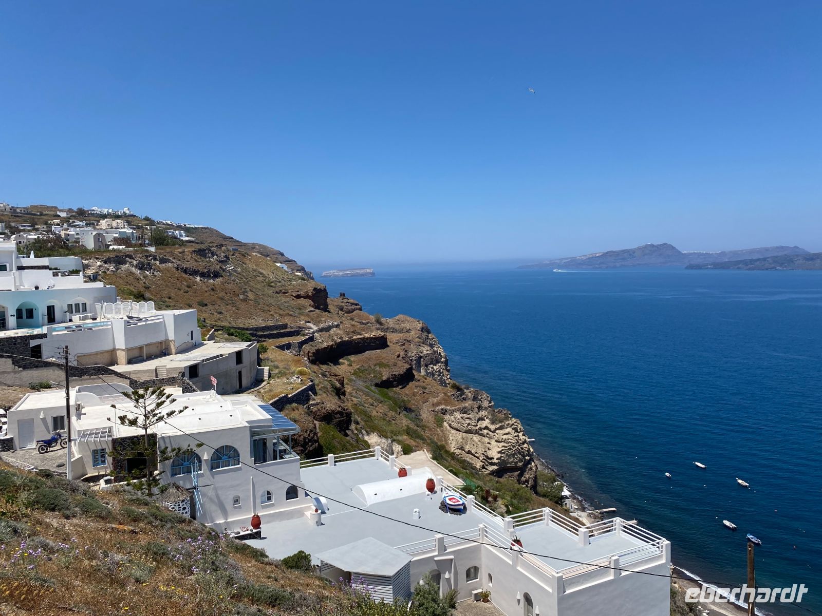 Ankunft auf Santorin