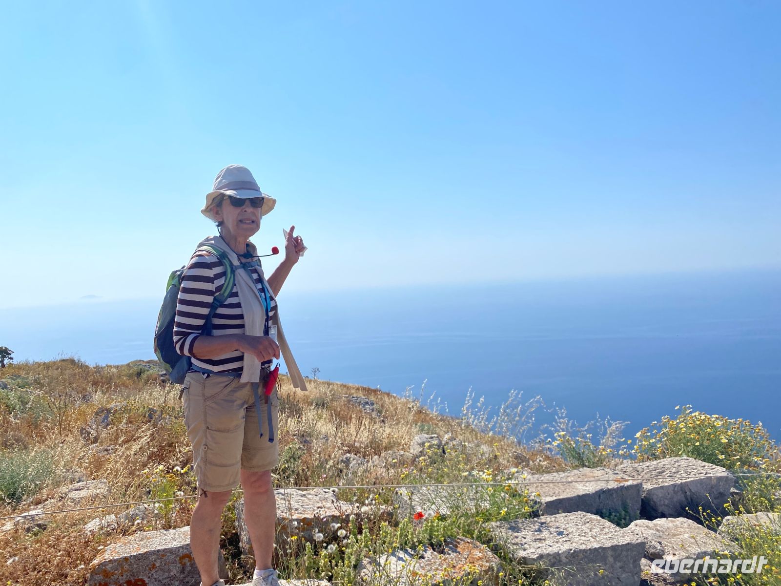 Unsere Reiseleiterin Sevastiana