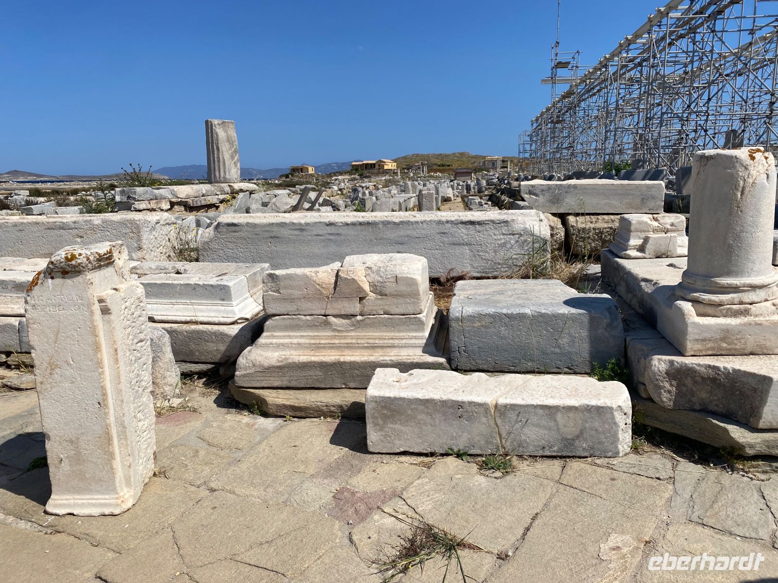 Ausgrabungen auf der Insel Delos