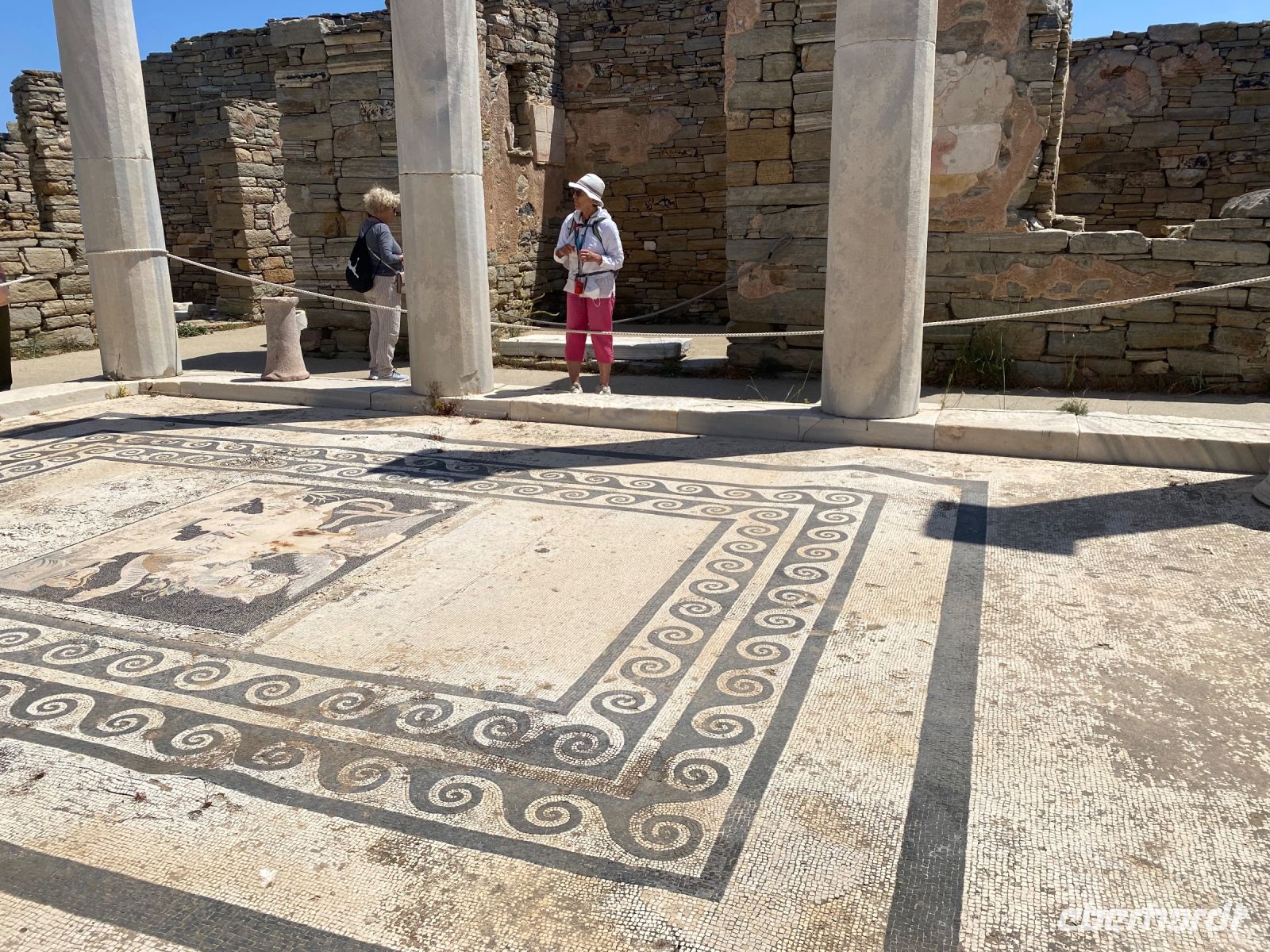 Ausgrabungen auf der Insel Delos
