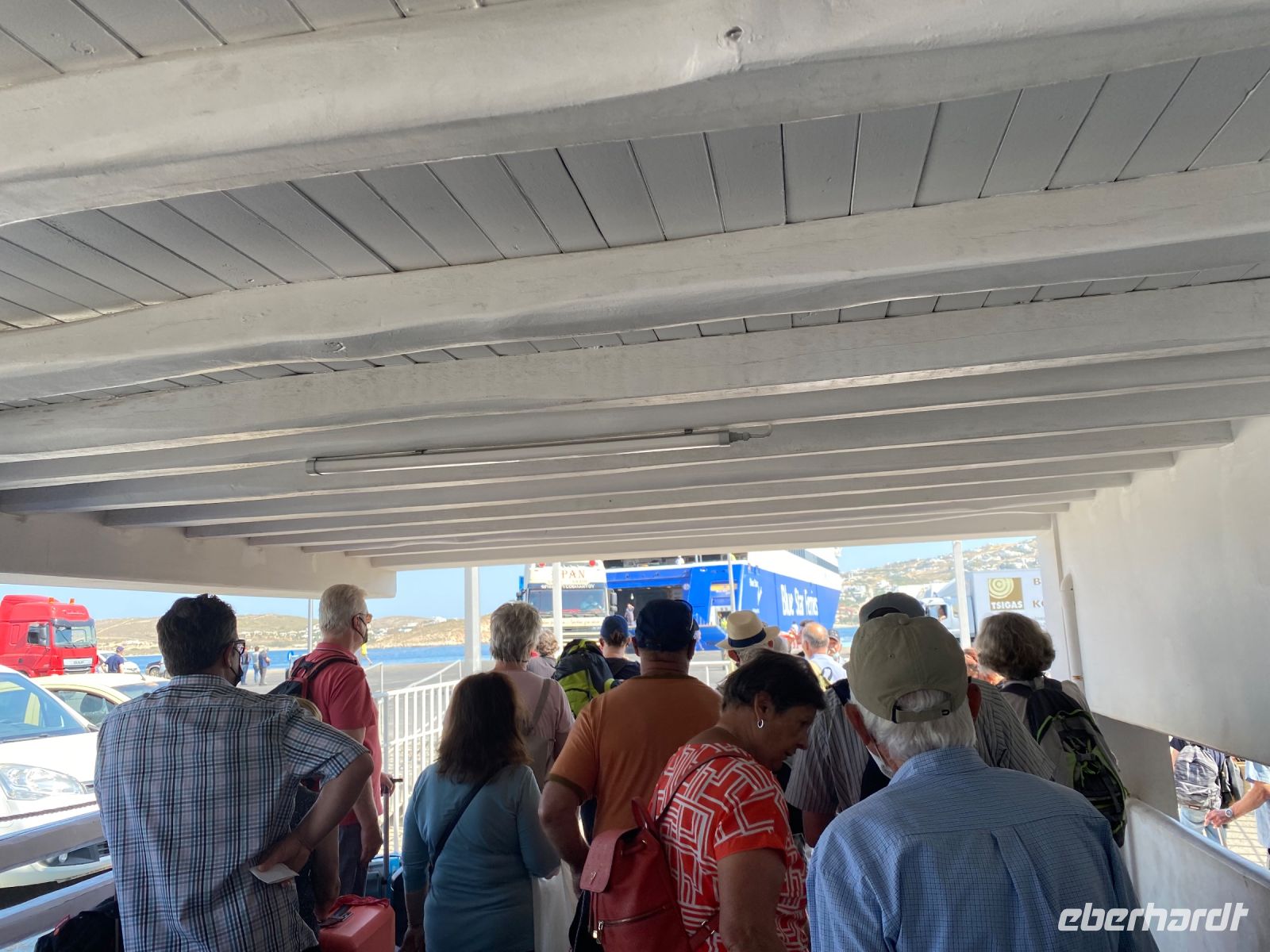 Letze Fähr-Überfahrt nach Athen