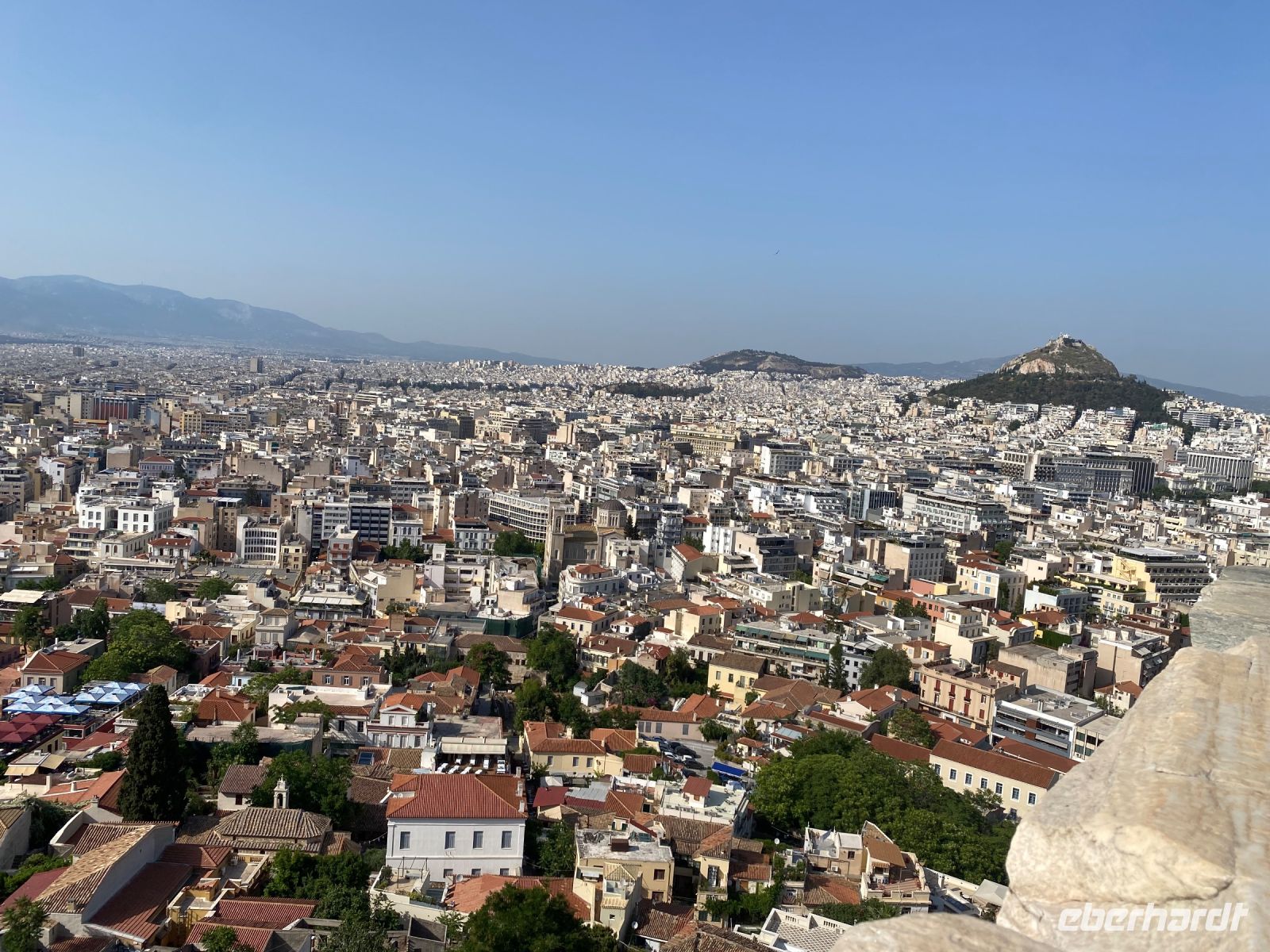 Blick auf Athen