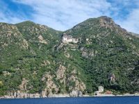 Schifffahrt zum Berg Athos - Kloster Simonos Petras