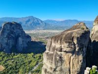 Meteora-Felsen - Ausblick vom Kloster Varlaam...