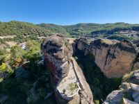 Meteora-Felsen - Ausblick vom Kloster Varlaam...