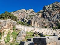 Delphi - Blick zum Apollontempel
