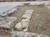 Olympia - Altar der Hera (hier wird das olympische Feuer entzündet...)