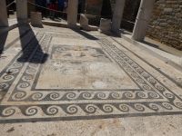 05 Delos Ausgrabungen Mosaik
